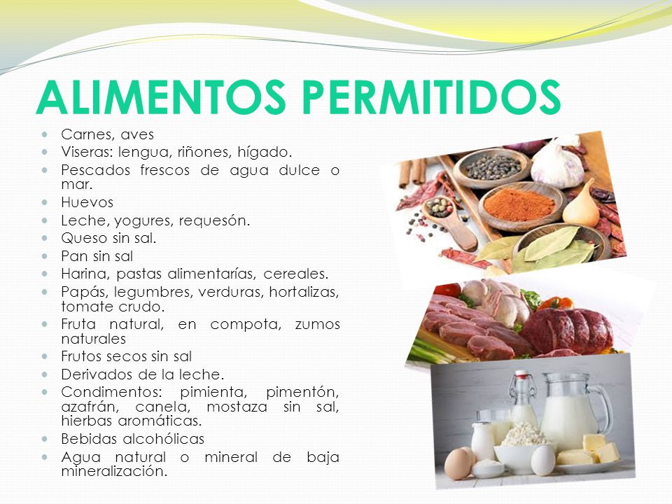Que es dieta hiposodica